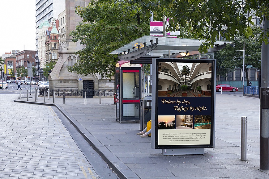 Outdoor digital signage reaches audiences on the go or lingering in public spaces.