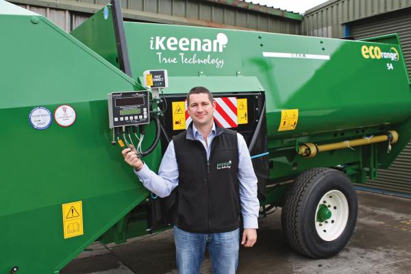 Keenan feed mixer wagons now offer Intel® IoT Gateway Technology.