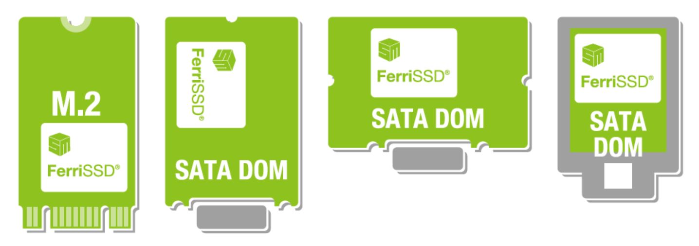 Mounted on a disk on module (DOM) or an M.2 card, embedded SSDs give communications equipment manufacturers flexibility and scalability in system configuration.