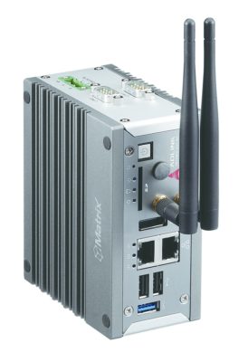 The ADLINK MXE-200i IoT gateway is a rugged, compact industrial gateway.