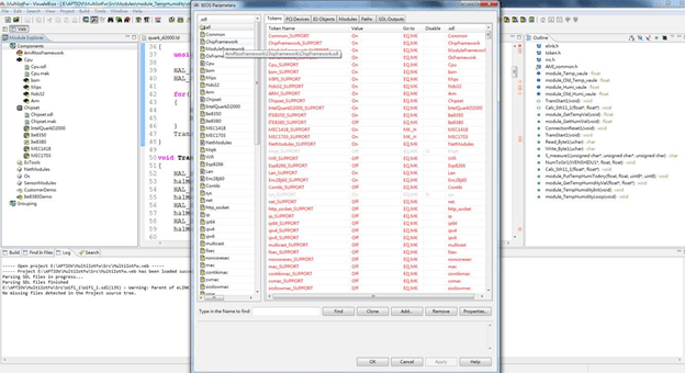 The AMI RTOS* is accompanied by an integrated development environment (IDE).