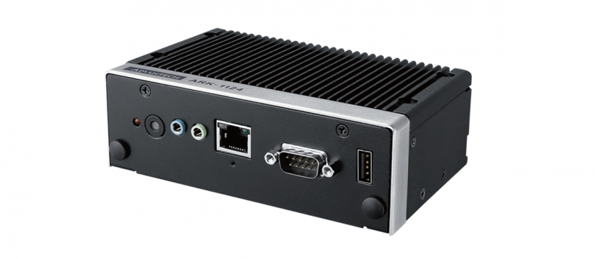 The Advantech ARK-1124 has a rugged design