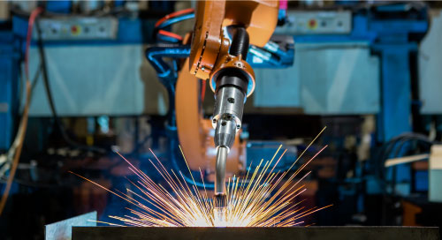 Robotic arc welding, visual defect detection