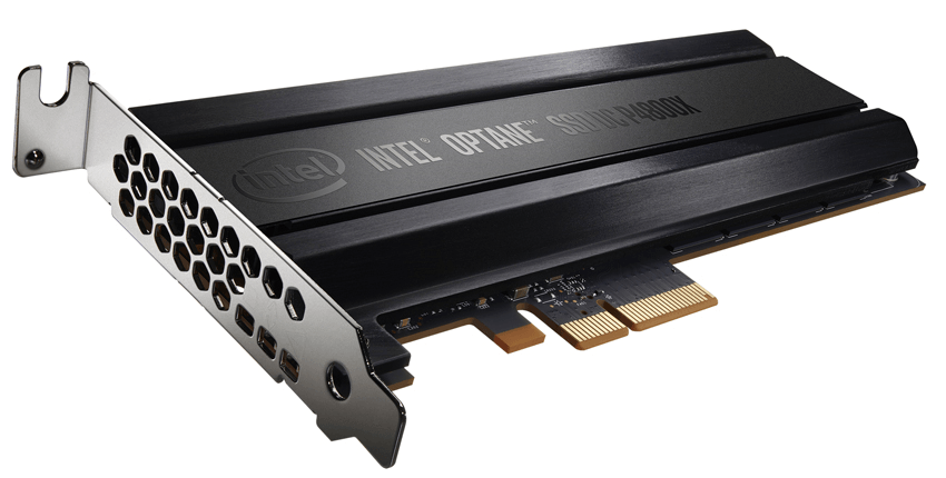 Intel Optane SSD 4800 used with benchmark tests